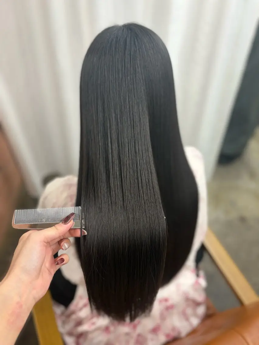 ロング 縮毛矯正 Retsu /UniQのヘアスタイル