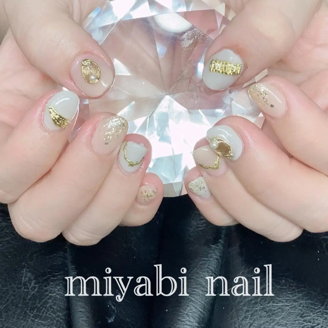 ネイル アートネイル マグネットネイル 持ち込み ピンク 春ネイル ハンドネイル miyabi nail 桂川駅近くのネイルデザイン