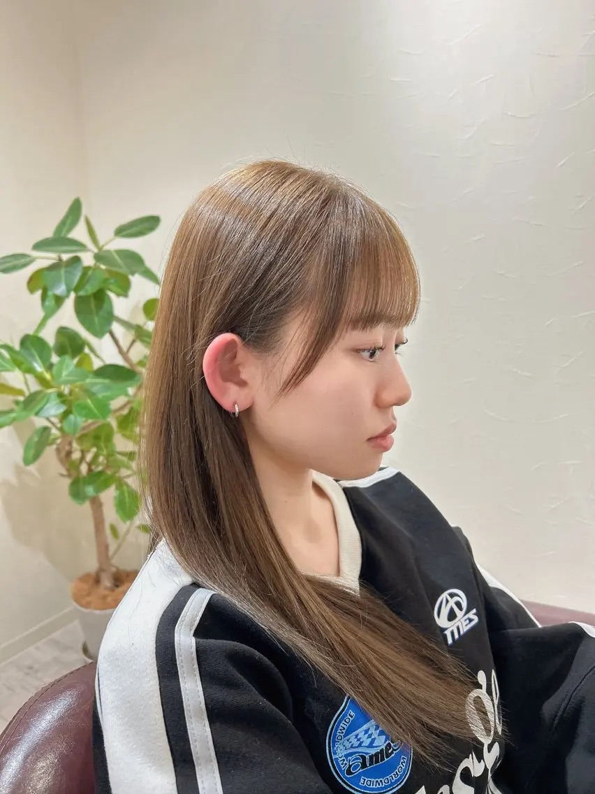 ミディアム カット 鈴木 悠孝のヘアスタイル