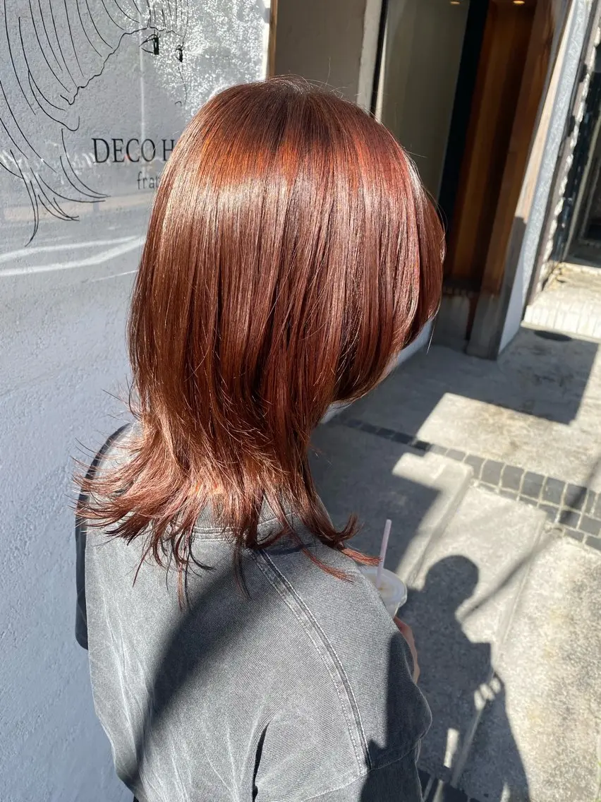 ミディアム レイヤーカット ウルフカット ボブ指名多数◎ 田中夕子のヘアスタイル