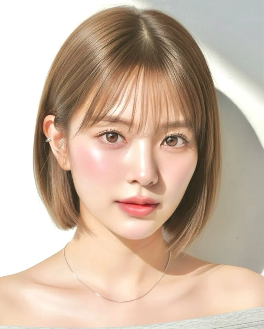 【夏おすすめ🩵】前髪カット✂️✖前髪縮毛矯正✨️の写真