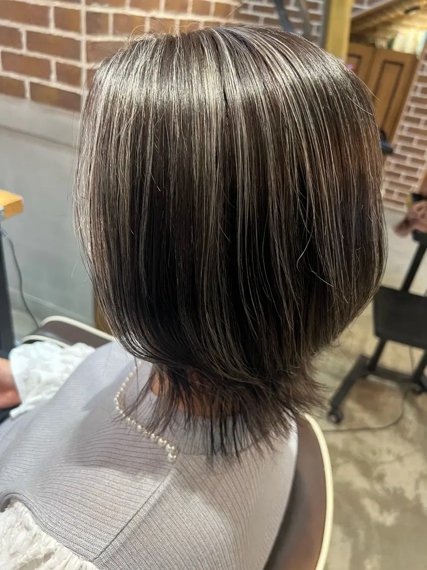 セミロング カラー ヘアカラー トリートメント 🦋店長🦋 ほんさわ みずきのヘアスタイル