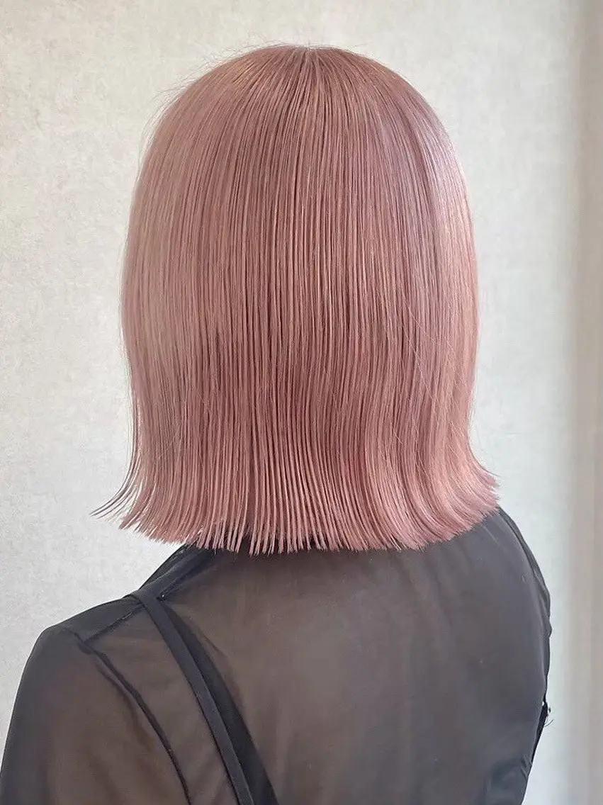 ミディアム ヘアカラー トリートメント 🎀ハイトーン🎀 ♡Kanon♡のヘアスタイル