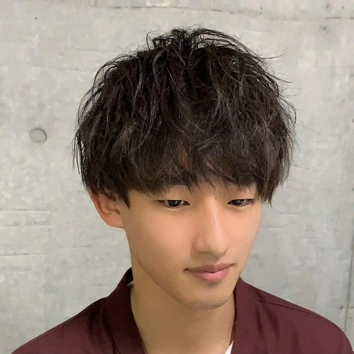 メンズ カット パーマ ヘアセット メンズパーマの達人 KAITOのヘアスタイル