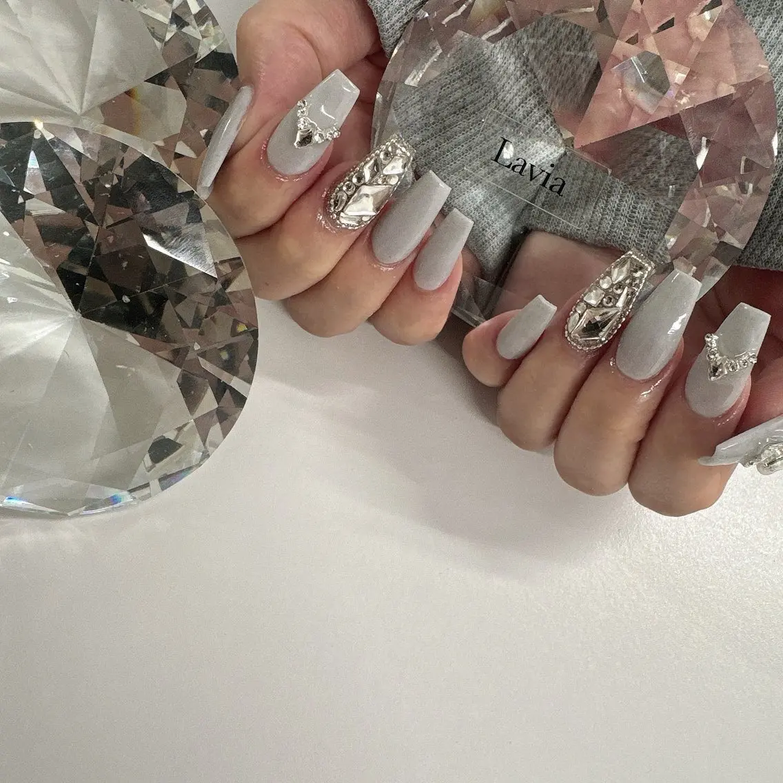 ネイル アートネイル ハンドネイル lavia🖤 ayumiのネイルデザイン