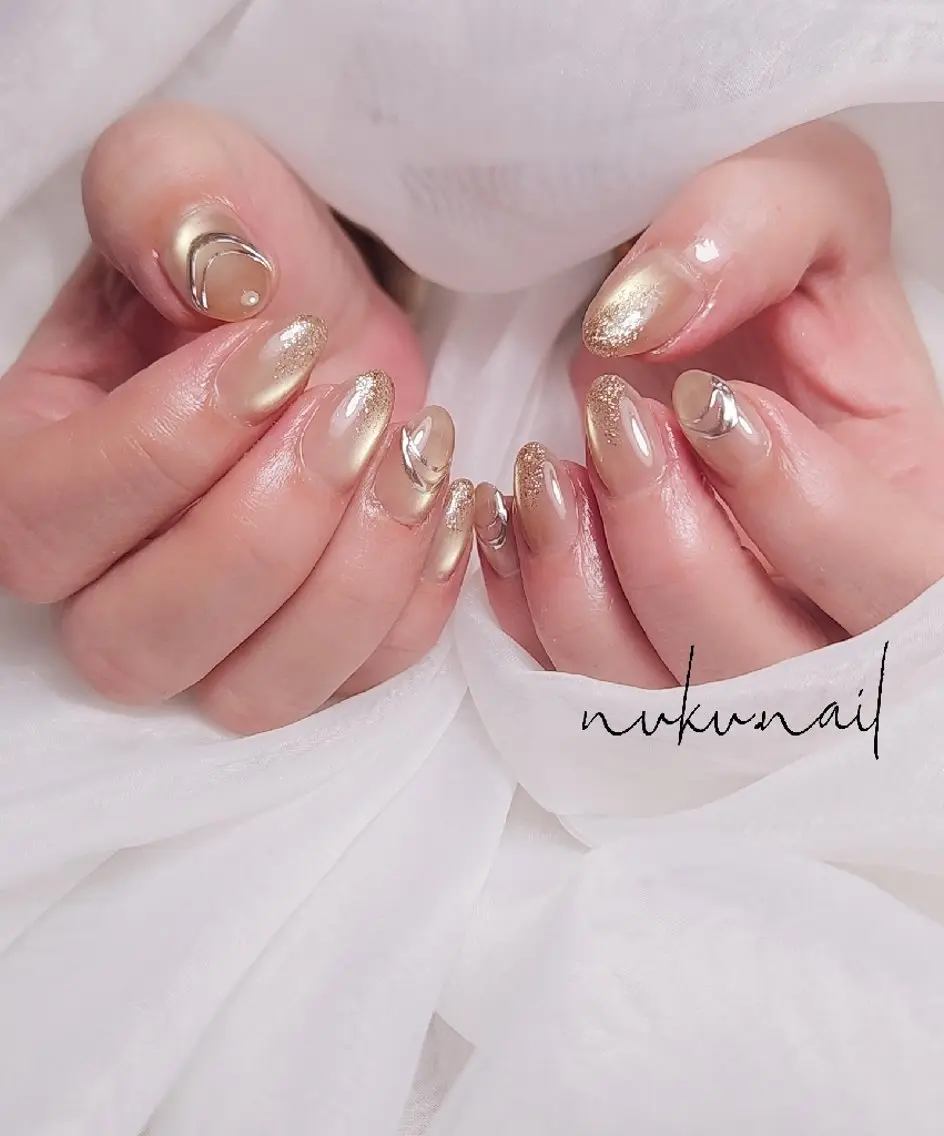 ネイル シンプルネイル nuku.nail 　namiのネイルデザイン