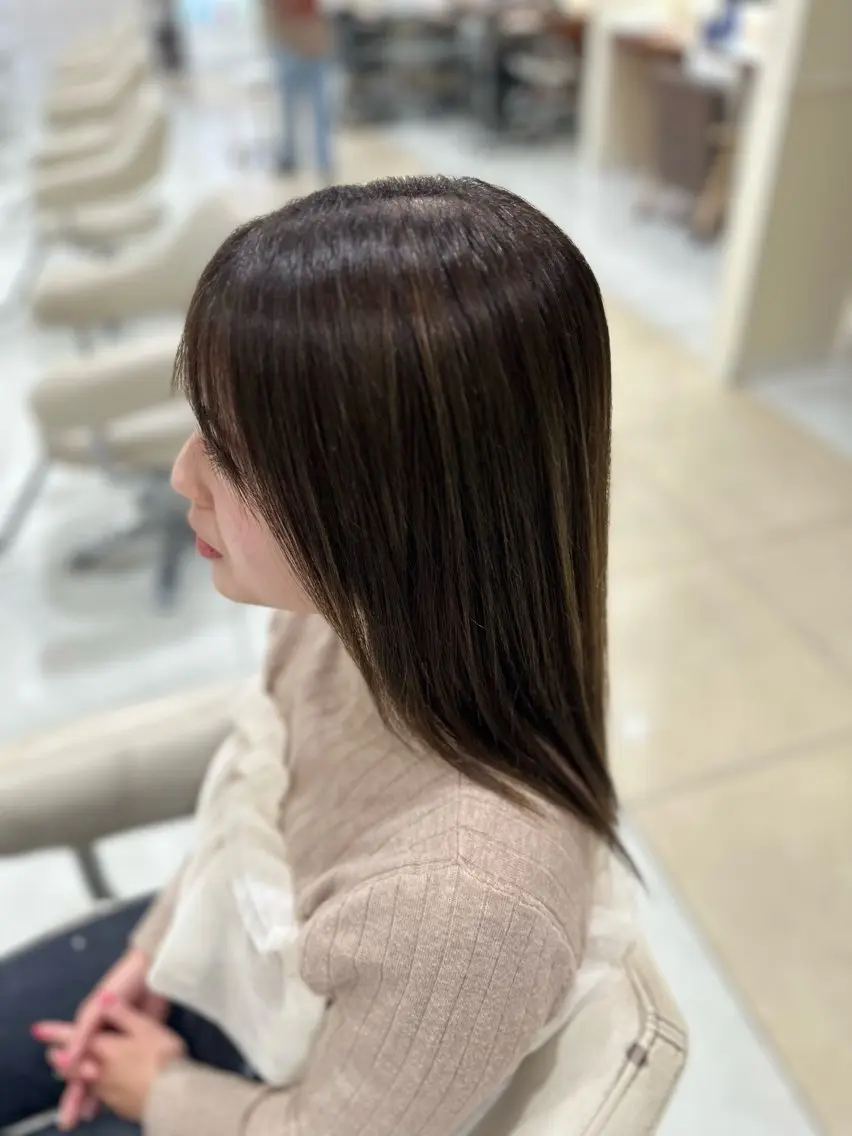 カラー トリートメント スガト 🎨透明感カラー✨️のヘアスタイル