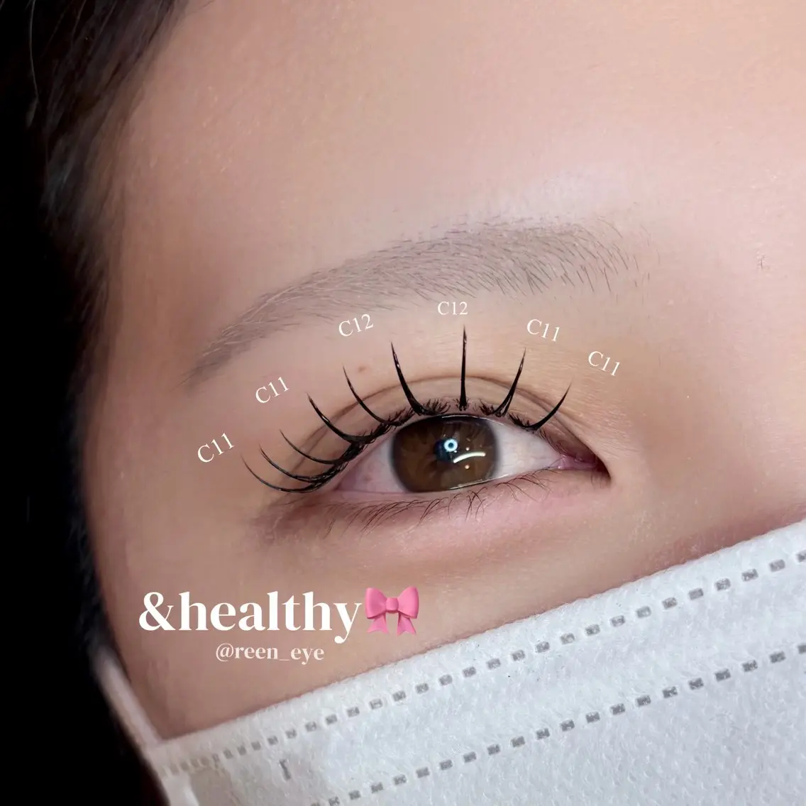 【&healthy♡】フラットラッシュ100本+まつげパーマ¥10500🪽の写真