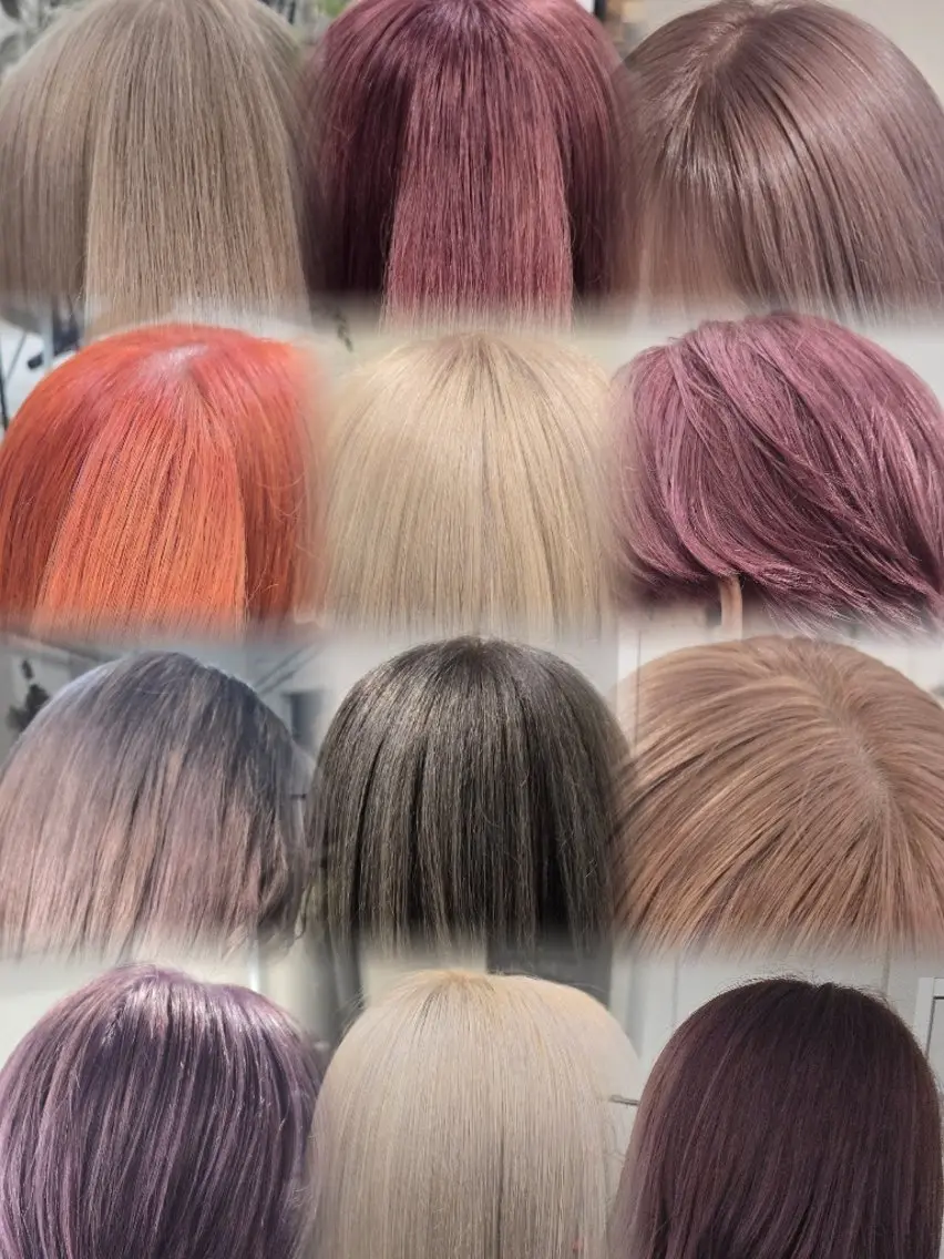 カラー ヘアカラー トリートメント 艶髪縮毛矯正×透明感 カラー◎mikuのヘアスタイル