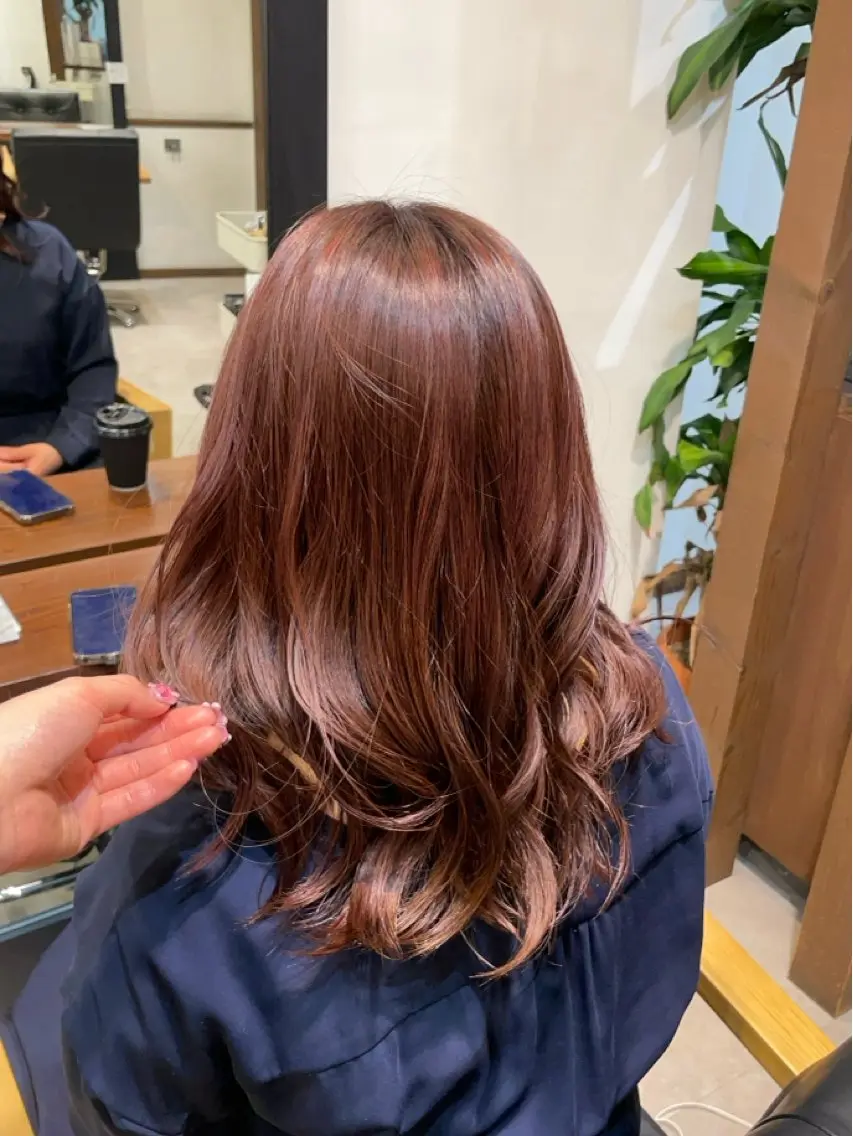 暖色カラー＋リペアトリートメント【🌸春にオススメ🌸】の写真