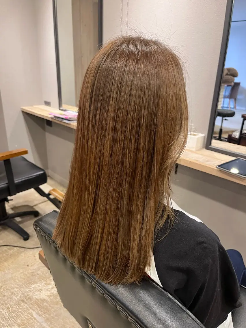 ロング カット ヘアカラー ひかる 🌀のヘアスタイル