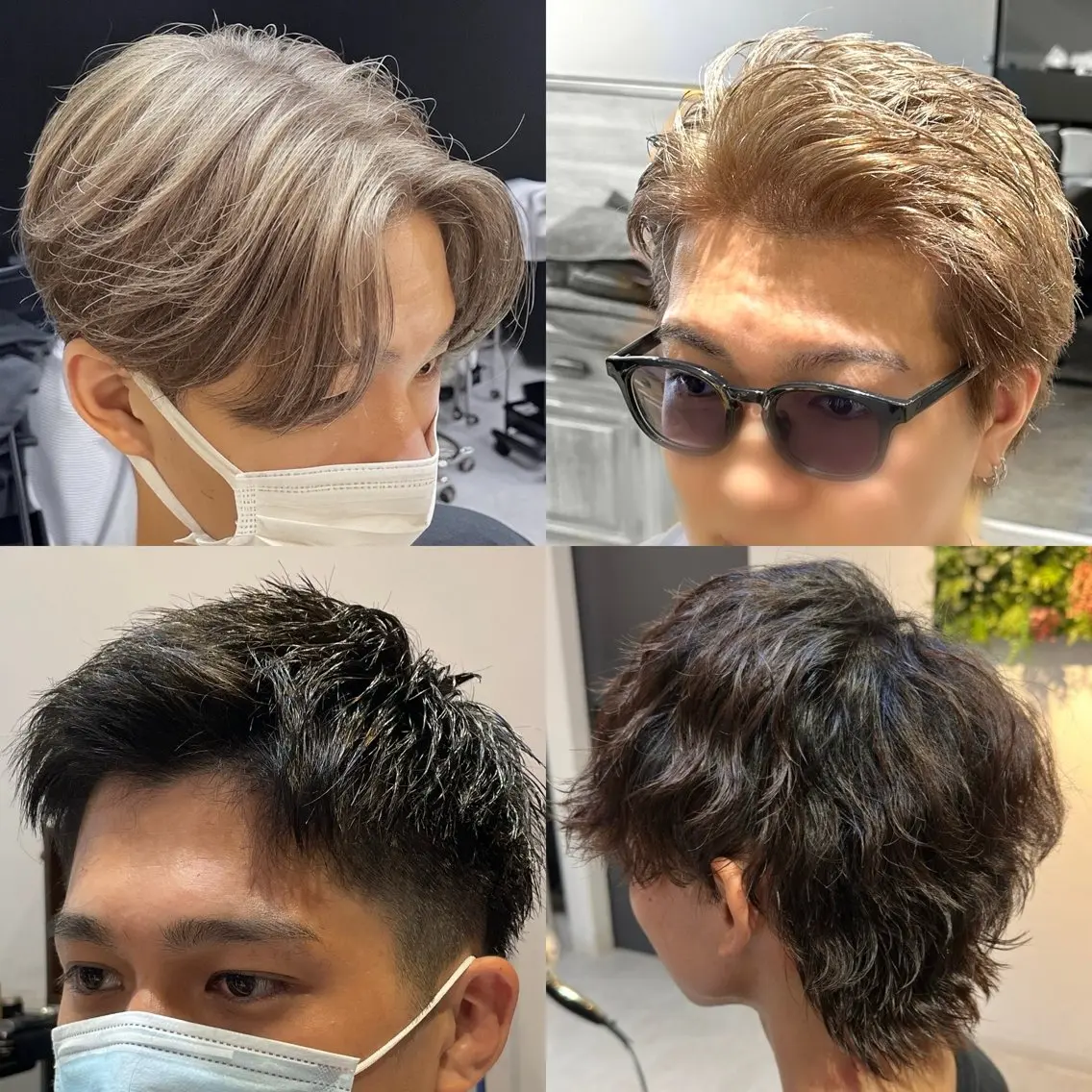 men'sカット+カラー【1回染め、ブリーチ無し】の写真