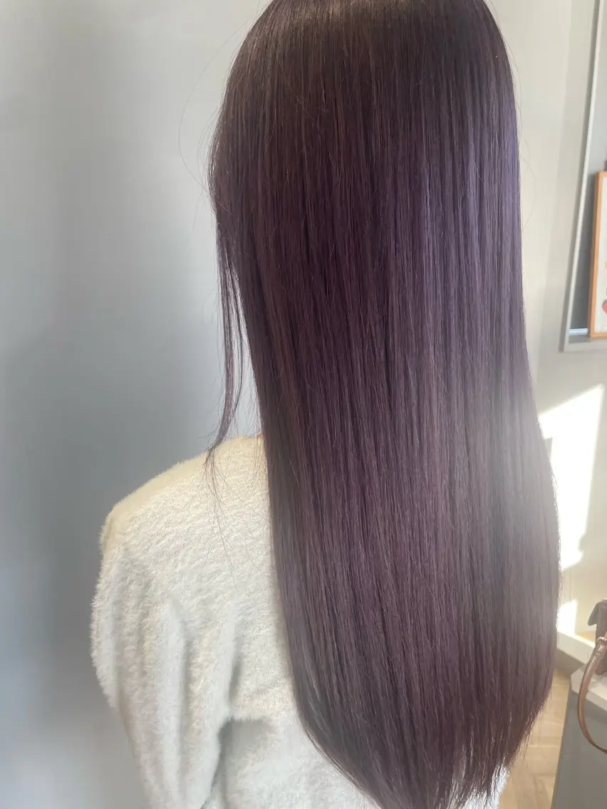 ロング カラー 縮毛矯正 高野 良佑のヘアスタイル