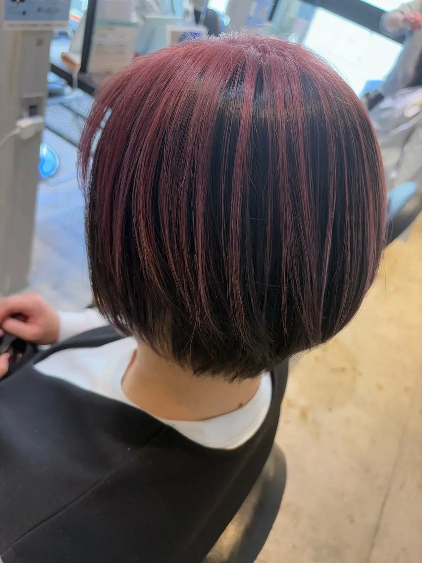 ショート カット ヘアカラー トリートメント La fith 店長 城谷颯人のヘアスタイル