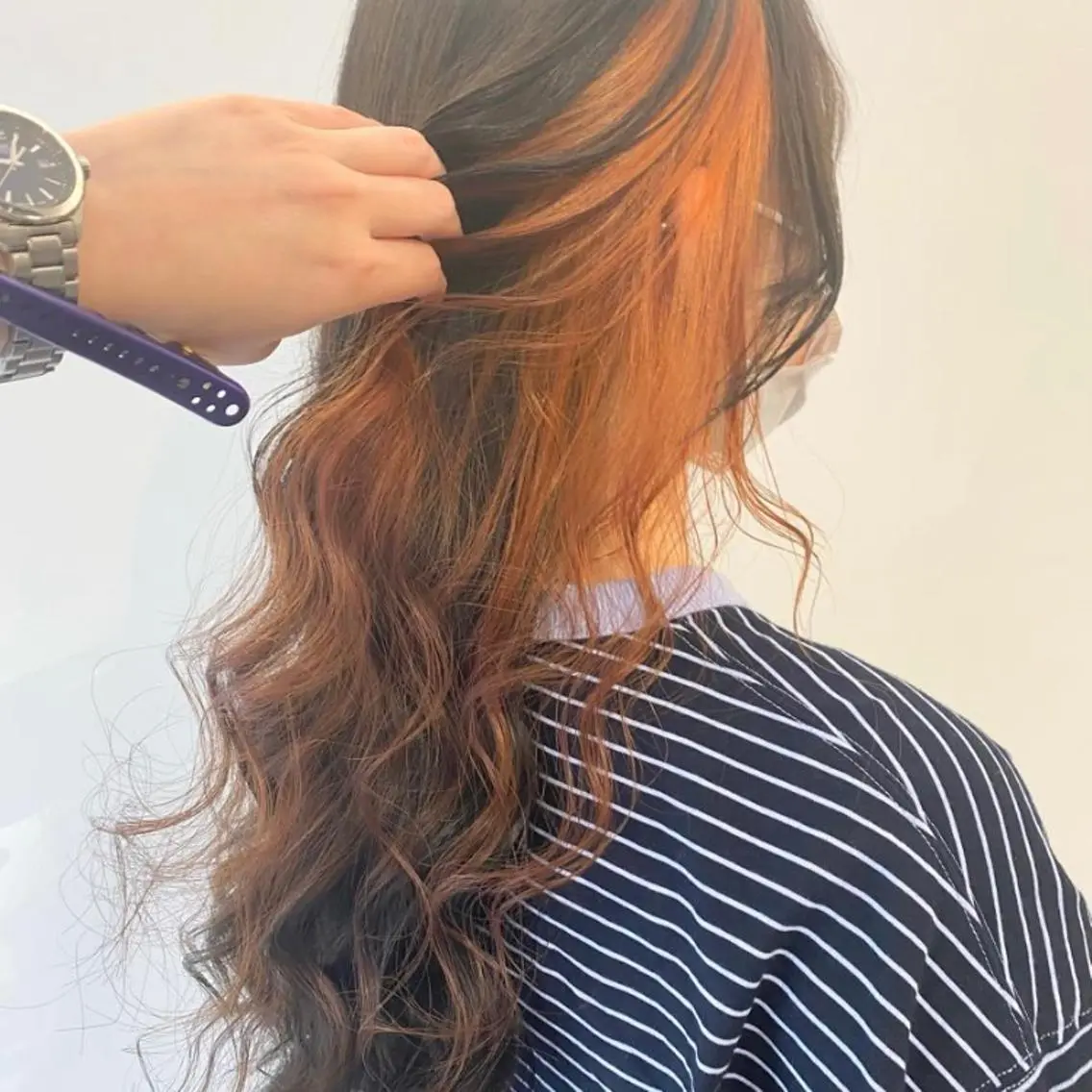カラー アッシュ アッシュブラウン ブリーチ ブラウンカラー オレンジ ヘアカラー トリートメント 🫧カラー＆エクステ 専門🤍松下🫧のヘアスタイル