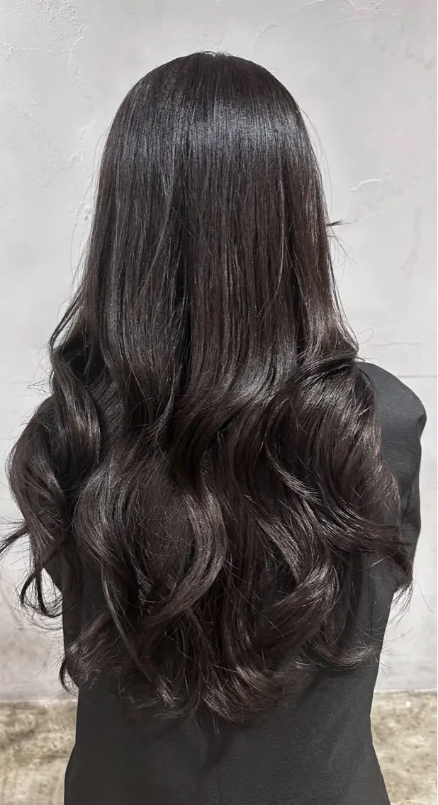 ロング レイヤーカット ヘアカラー 大江 海斗のヘアスタイル
