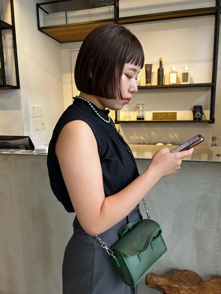 ショート 津葉井 麗奈のヘアスタイル