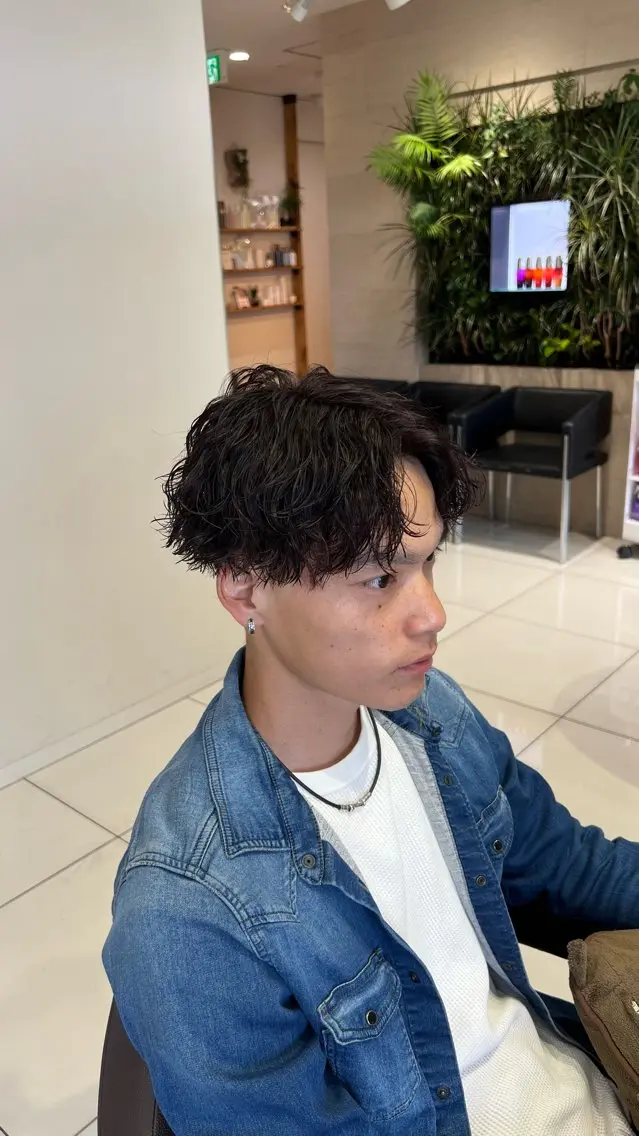 ［２回目、３回目限定◎]メンズカット＋選べるパーマの写真