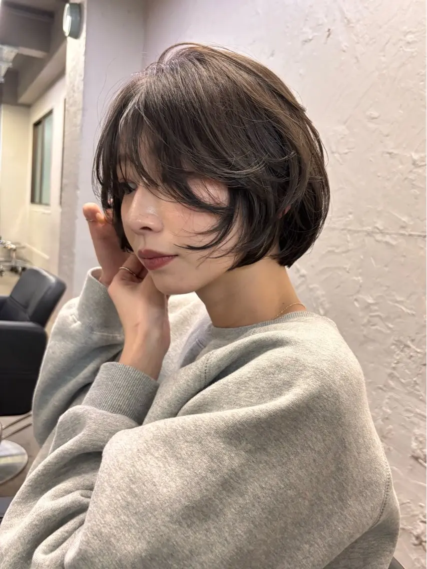 ショート カット ヘアカラー ボブとパーマの達人 /美容室難民の方是非のヘアスタイル