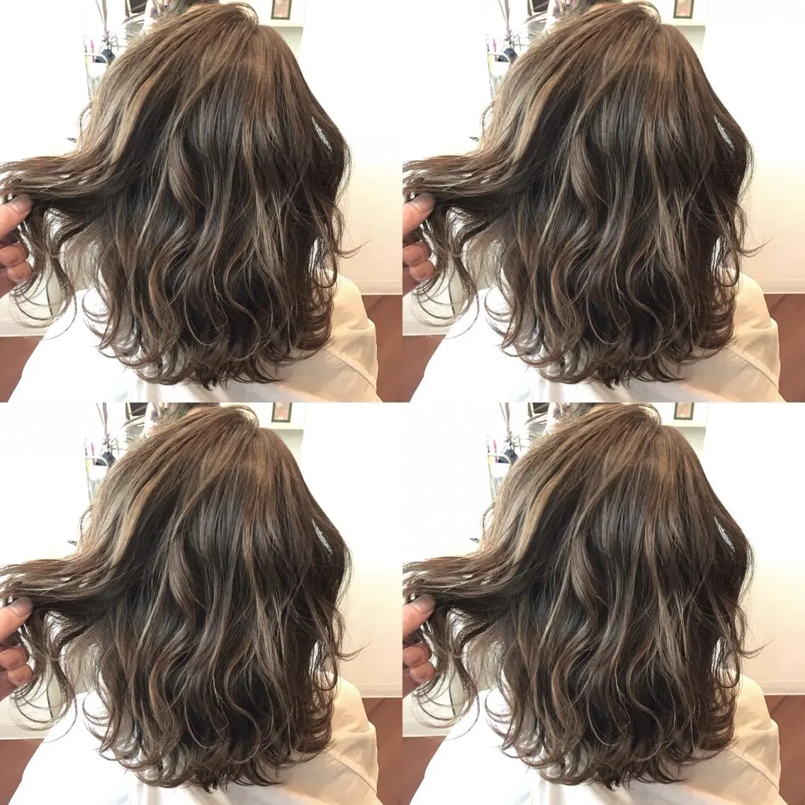 ミディアム カラー 【ツヤ髪カラー】本郷 星音のヘアスタイル