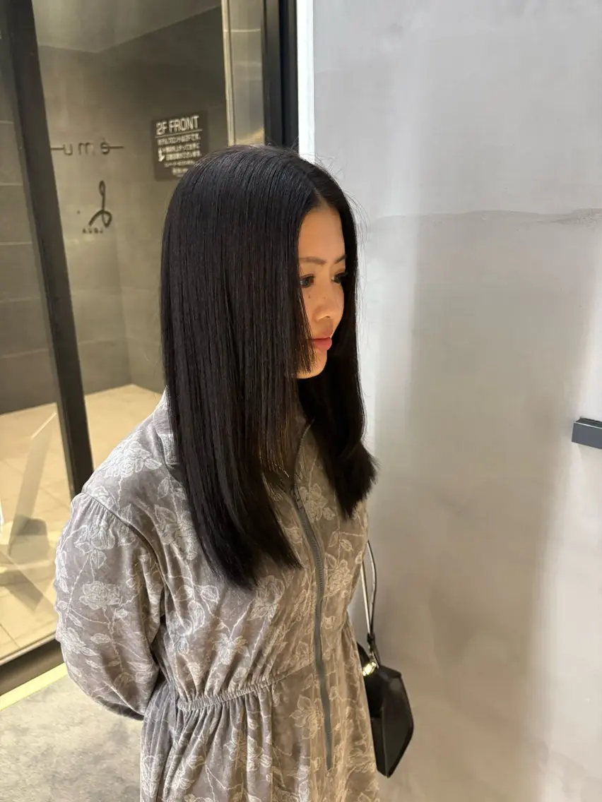 セミロング レイヤーカット カット ERII /伏見 カットモデル募集中!のヘアスタイル