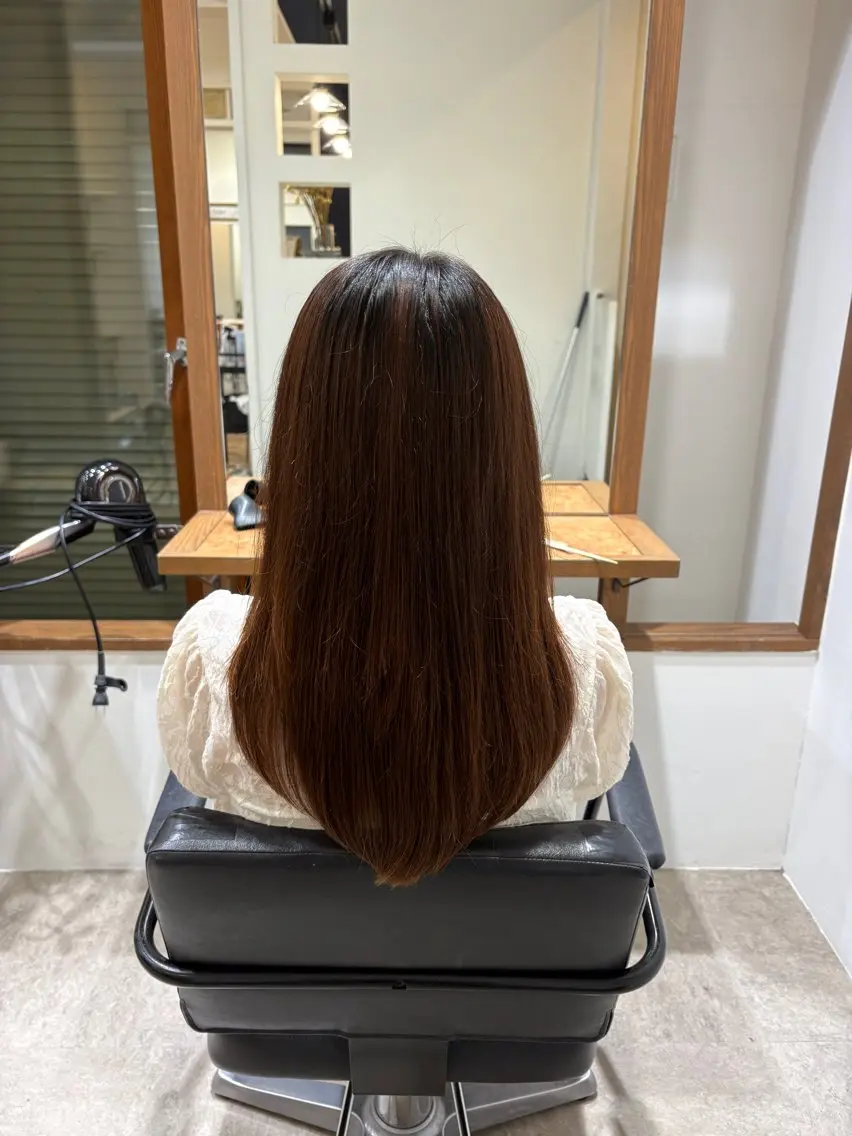 セミロング レイヤーカット トリートメント PearL suzukaのヘアスタイル
