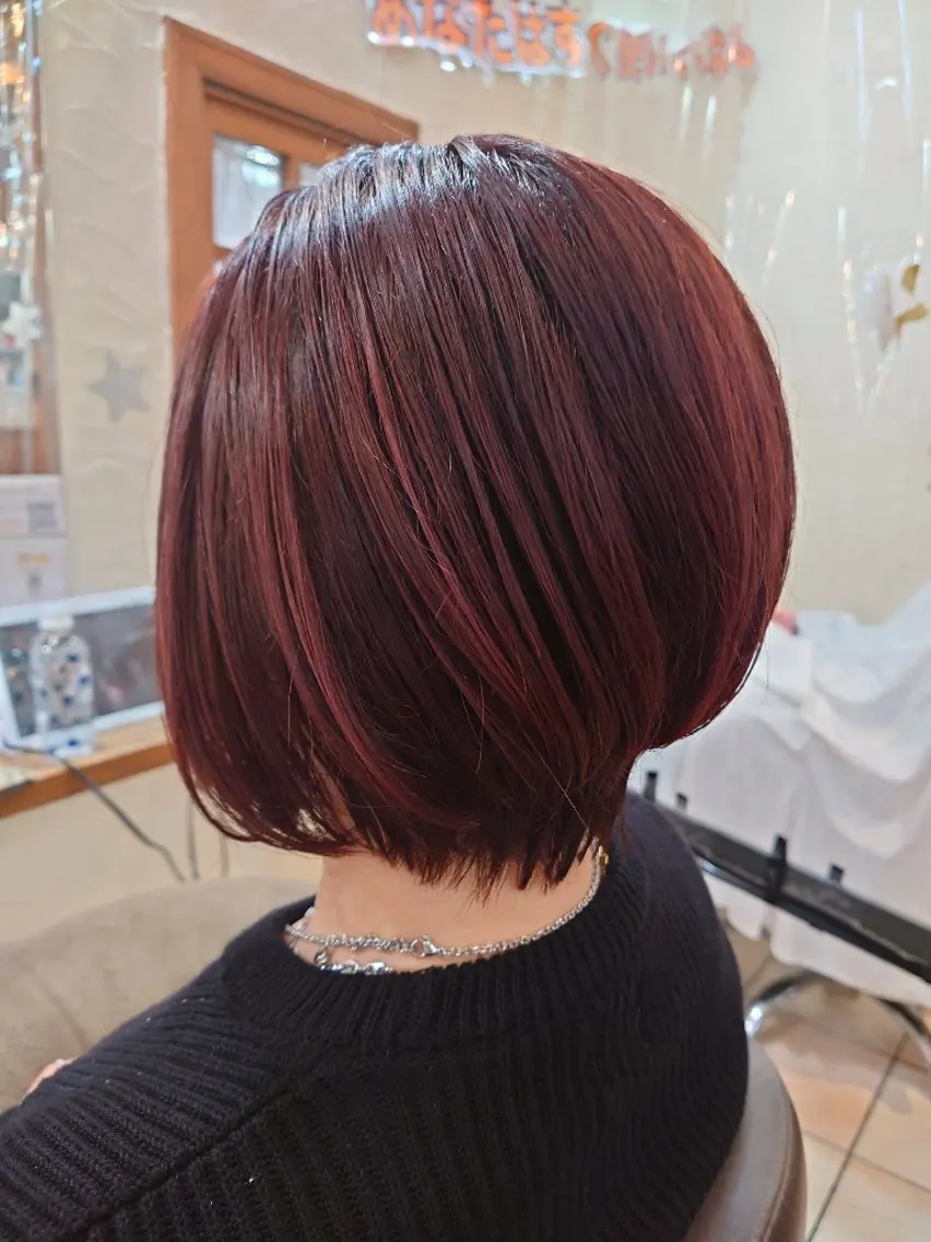 ショート ショートボブ ボブ ショートヘア 酸性ストレート/豊橋 市/湖西市/山本あづのヘアスタイル