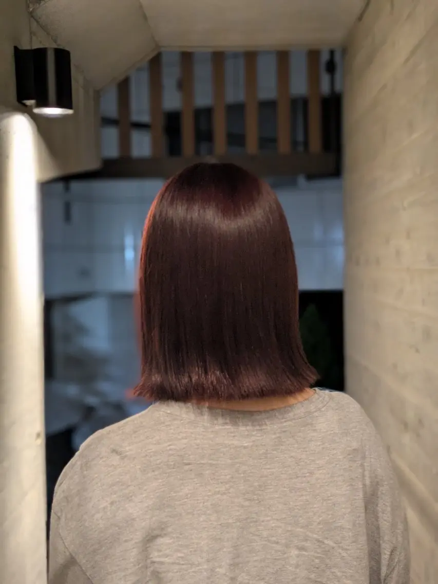 カラー ショート ブリーチ ブリーチなしカラー ピンクカラー ヘアカラー 阿部汰亮 💖お財布 に優しいカラー💖のヘアスタイル