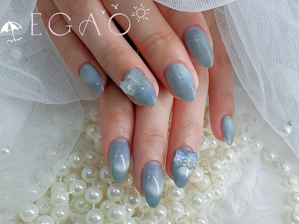 ネイル アートネイル フットネイル フレンチネイル ジェルネイル グラデーション ハンドネイル EGAO NAIL 錦糸町店のネイルデザイン