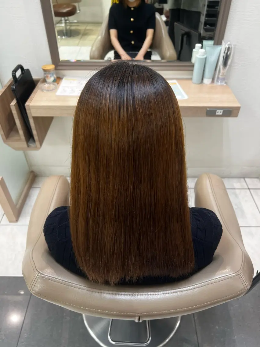 ロング ヘアカラー 🧸Ash国立店 松澤実咲🧸のヘアスタイル