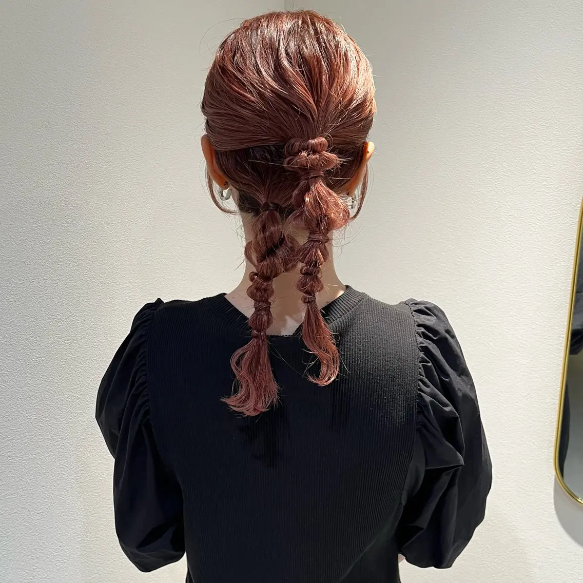 セミロング ヘアアレンジ 🫧tomoka 透明感カラー🫧のヘアスタイル