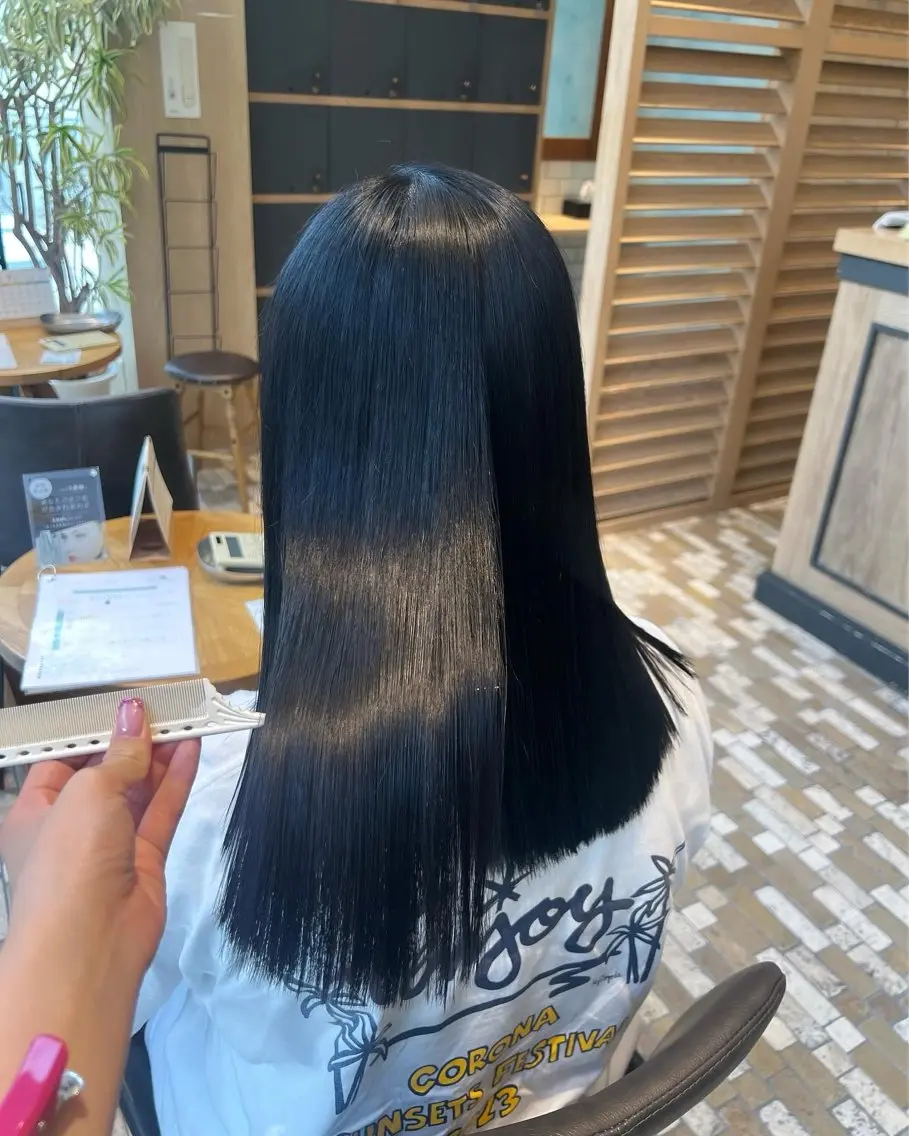 【minimo限定価格】髪質改善酸性ストレート🫧✨の写真