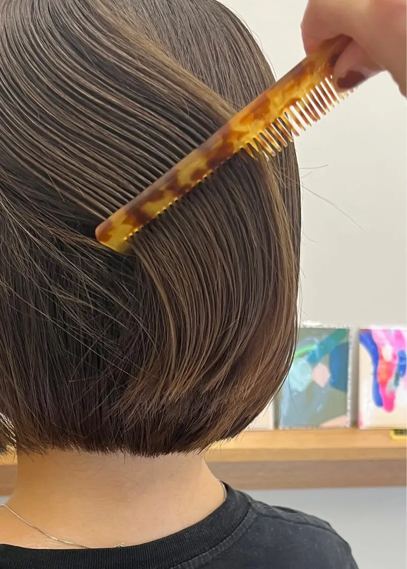 ショート ボブ ヘアカラー 西山 紗耶香🪽 透明感カラー/ボブのヘアスタイル