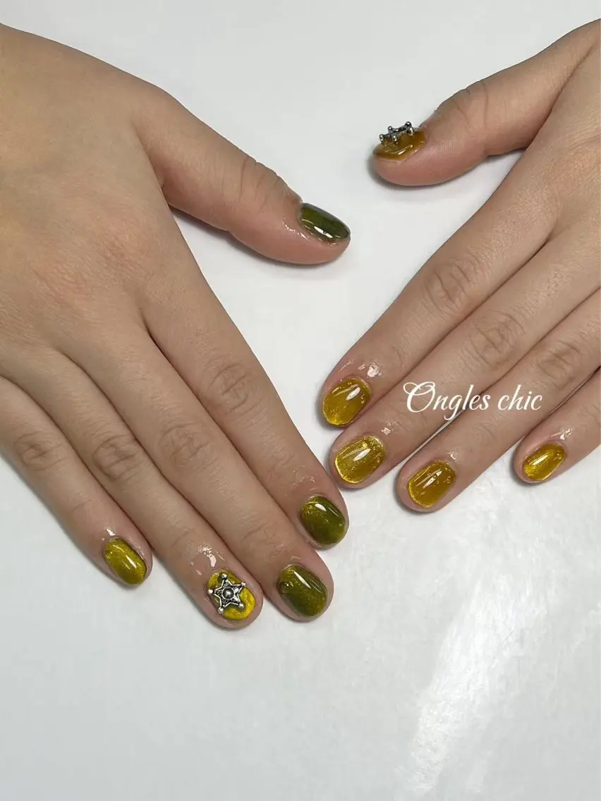 ネイル ハンドネイル ongles chicのネイルデザイン