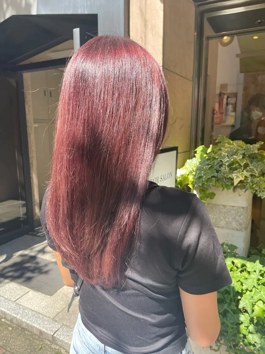 ロング パーマ 銀座ボブカラーパーマ ボブパーマみさきのヘアスタイル