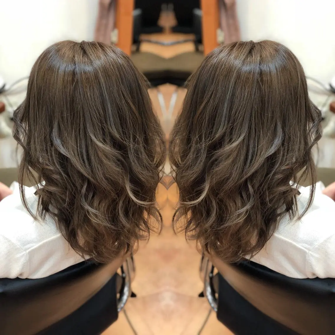 ミディアム ハイライト ヘアカラー トリートメント LOCO/ Koukiのヘアスタイル