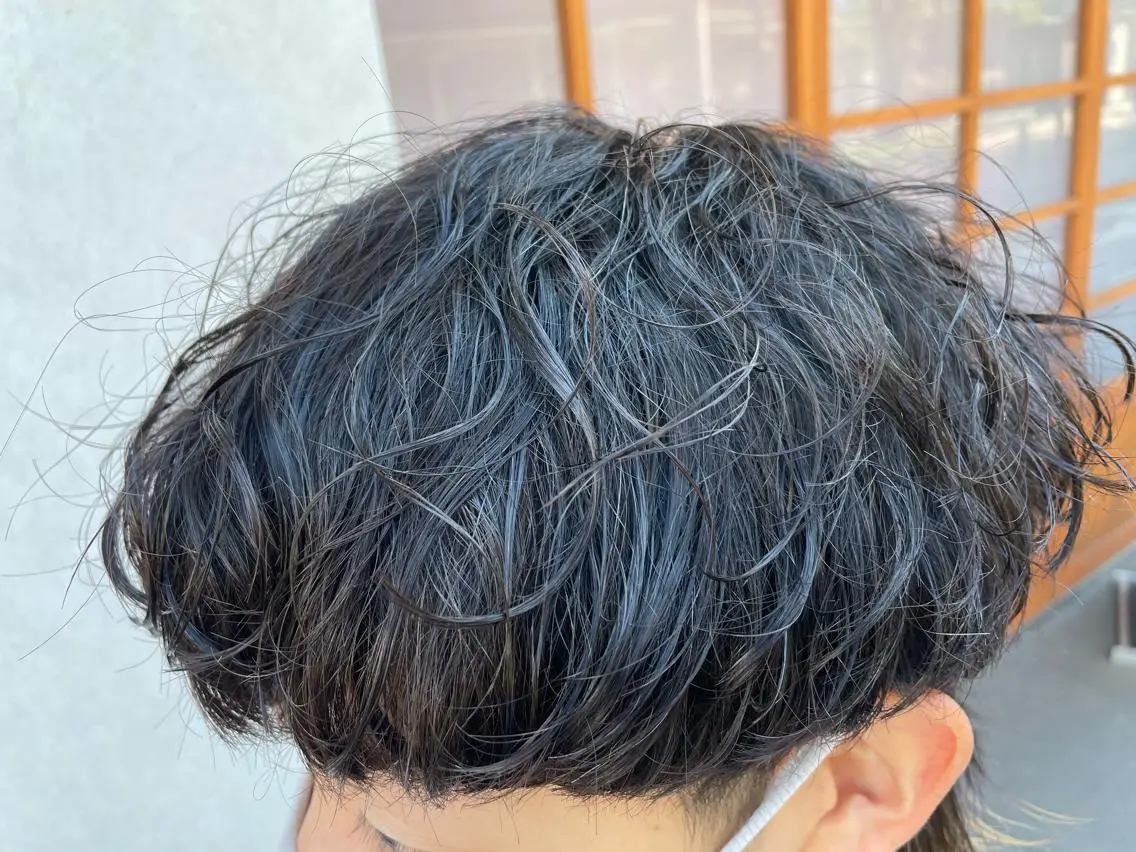 パーマ メンズ カット パーマ トリートメント ヘッドスパ 【店長】 草間大輔のヘアスタイル