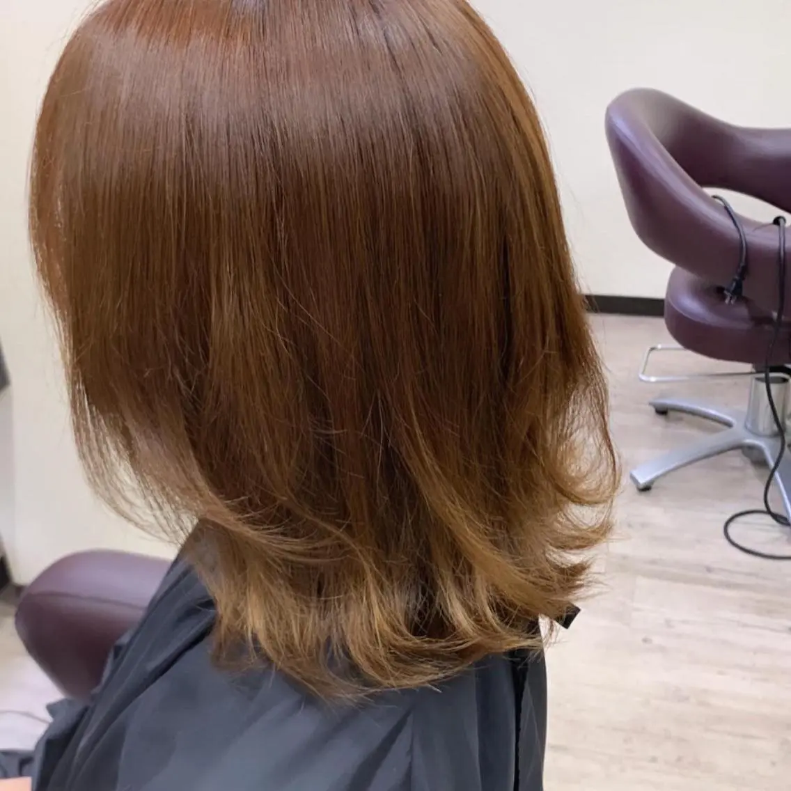 ミディアム 酒徳 ヒロヤのヘアスタイル