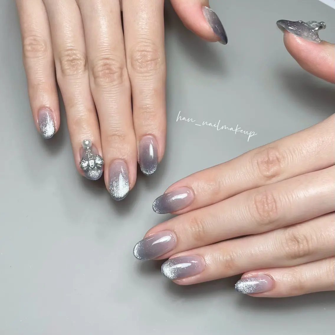 ネイル マグネットネイル ハンドネイル Himari Nail Salonのネイルデザイン
