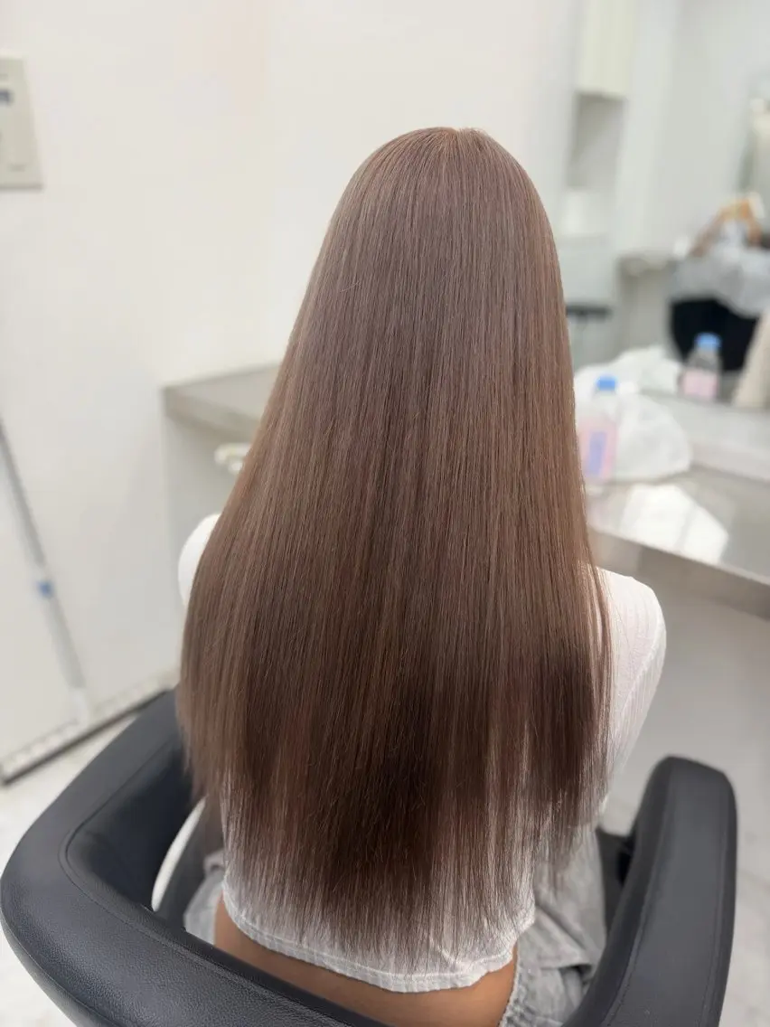 ロング カラー ヘアアレンジ ヘアカラー トリートメント ヘアセット 透明感カラー🎀 Anju/渋谷🎀のヘアスタイル
