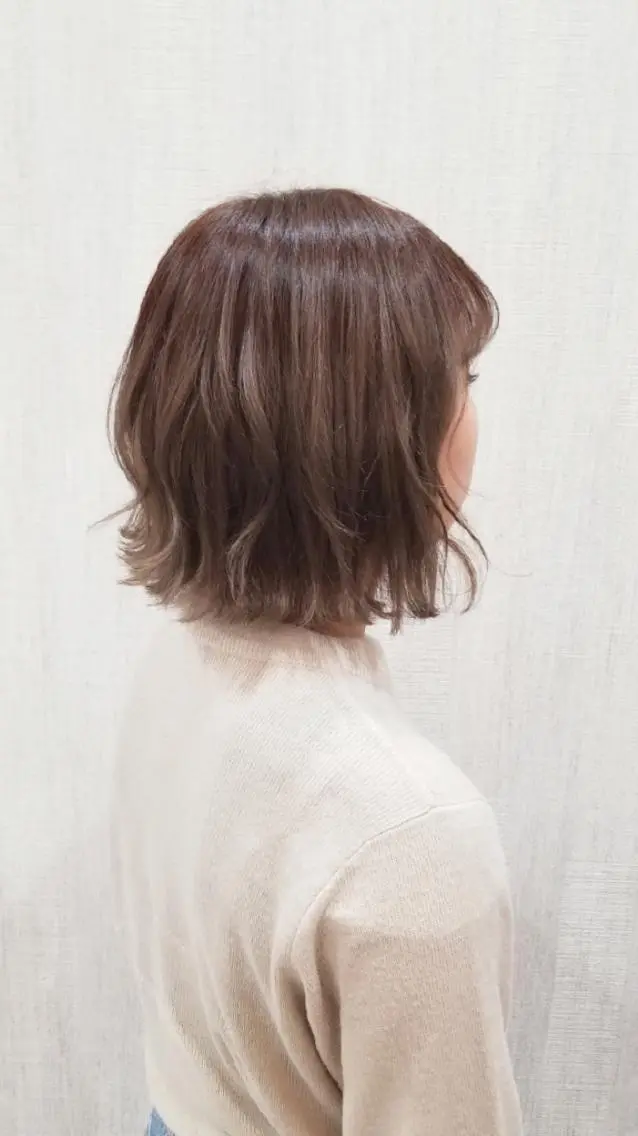 《ミニモ学割U24限定》似合わせカット+フルカラー【心斎橋/なんば/難波/韓国ヘア/レイヤー/寒色系/暖色系】の写真