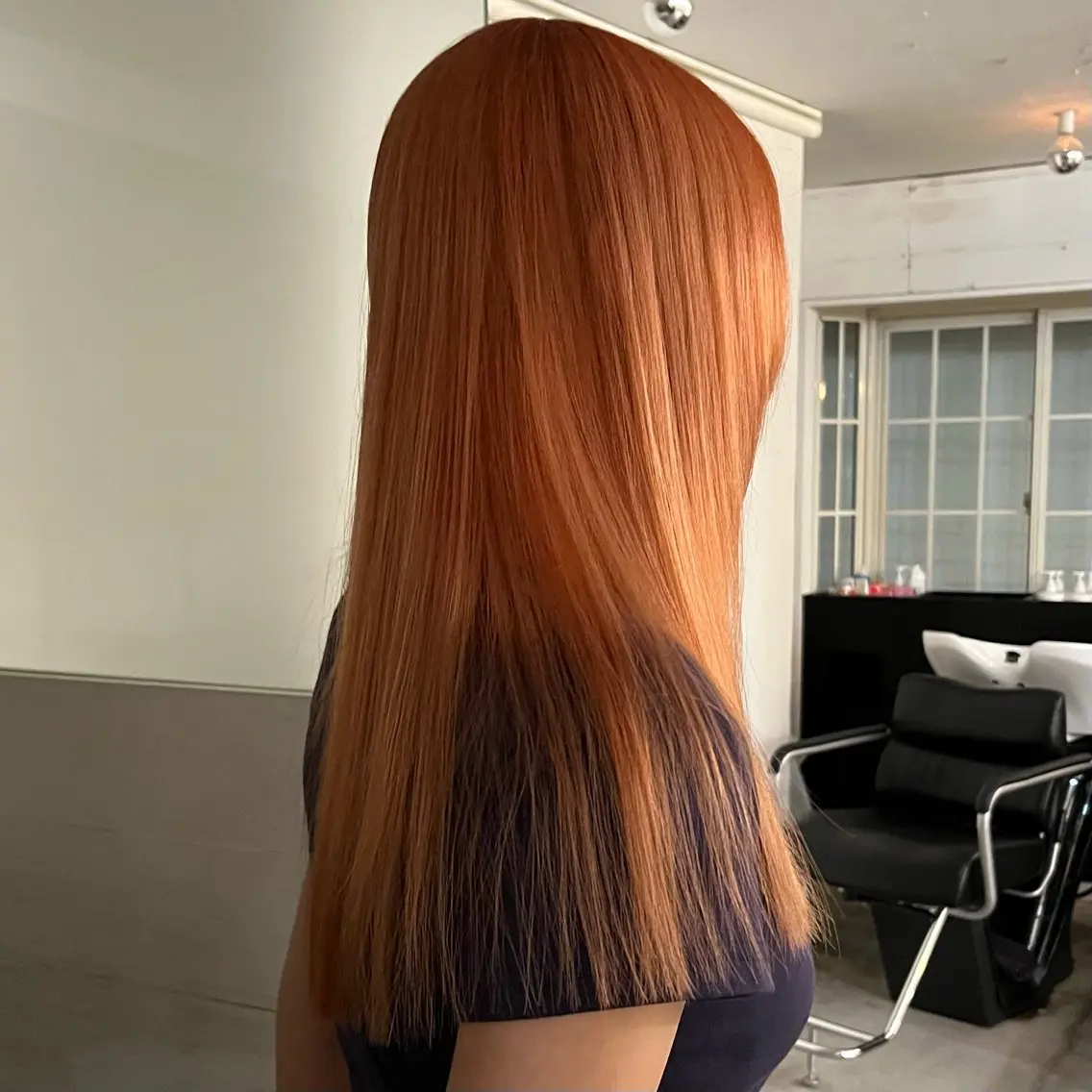ロング カラー トリートメント レイヤー/ベージュ mikuのヘアスタイル