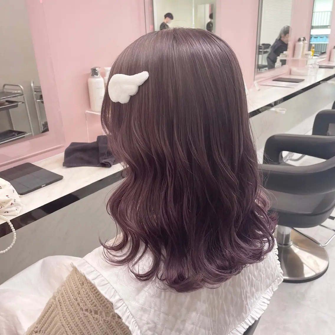 ミディアム カラー ヘアアレンジ ヘアカラー トリートメント ヘッドスパ ヘアセット 〈公式〉🕯️ BABY上野🕯️のヘアスタイル