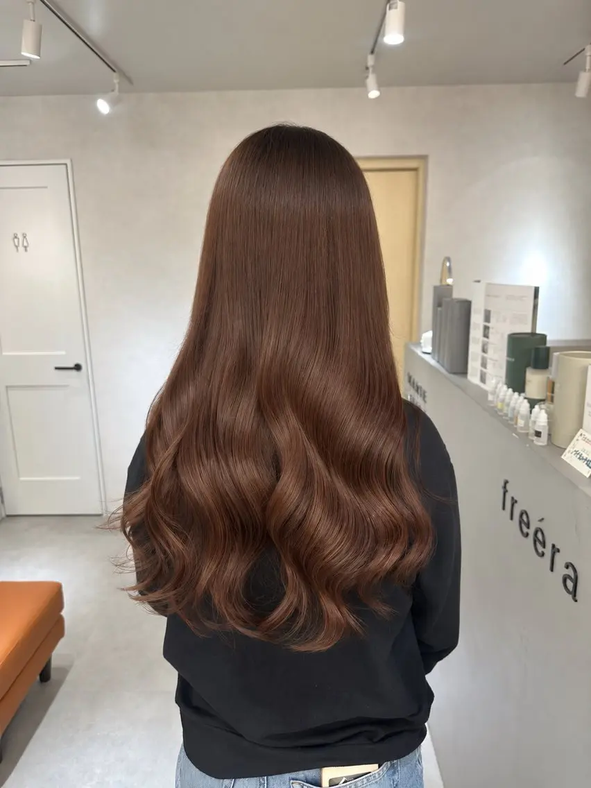 ロング カラー 🎀絶対かわいい🎀 モテ髪ヘアセット🎶のヘアスタイル