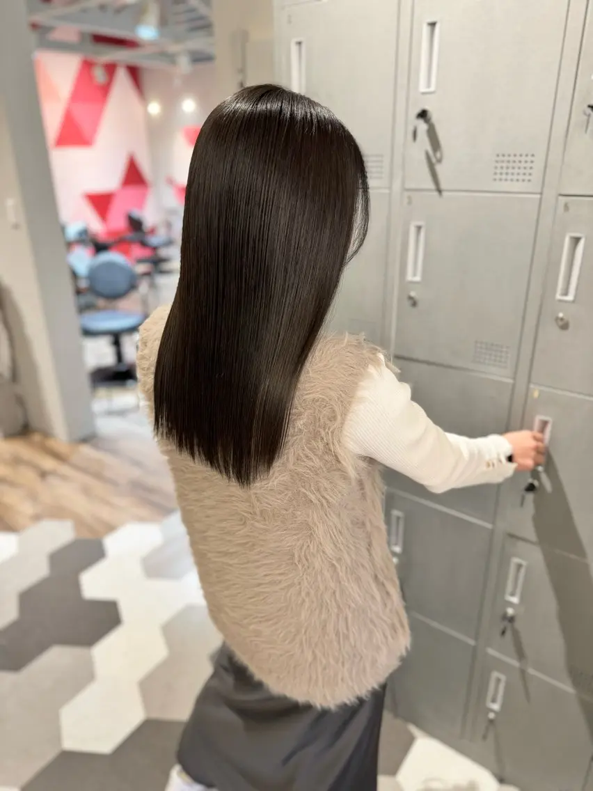 ロング カット ヘアカラー 【天満1艶髪】潤艶/ 髪質改善🌹釣本竜哉のヘアスタイル