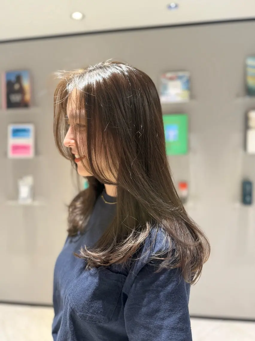 【低ダメージ×透明感】＊うる艶ワンカラー＊の写真