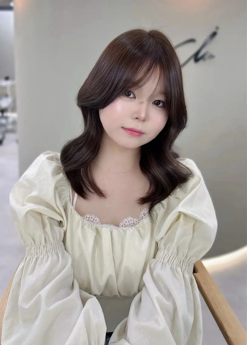 ミディアム カラー ブラウンカラー ケアカラー 🎀髪質改善カラー /KAEDE🎀のヘアスタイル