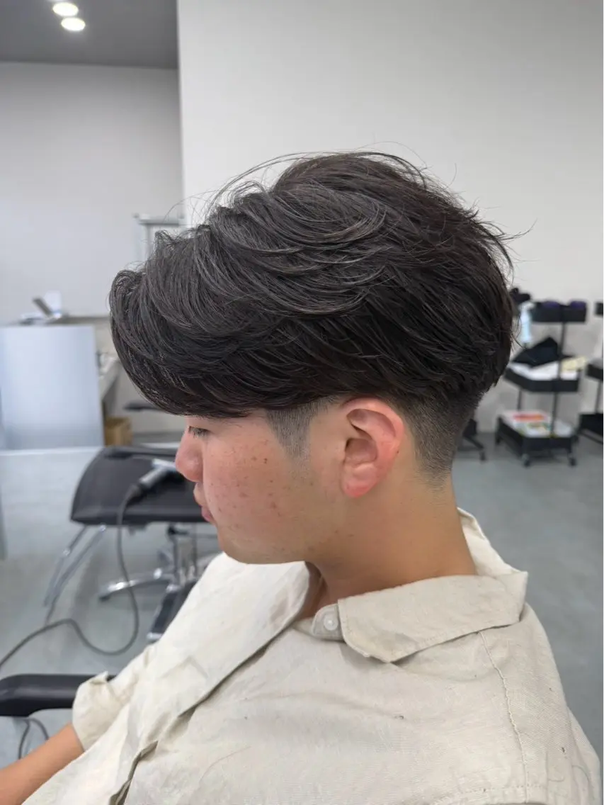 カット(刈り上げマッシュor刈り上げセンターパート限定)の写真