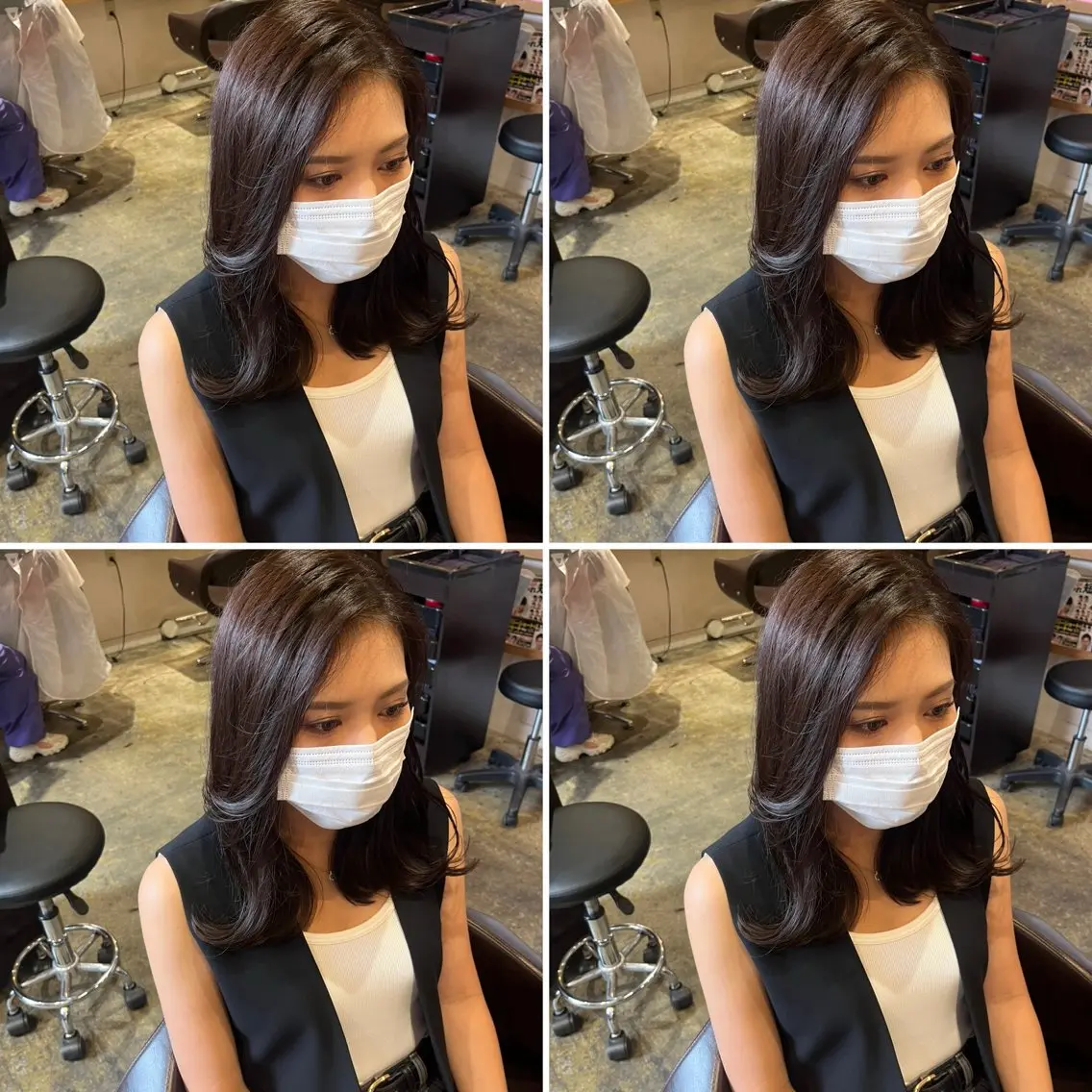 ロング カラー カット ヘアカラー トリートメント ヘアセット メンズパーマ特化 望月謙二郎のヘアスタイル