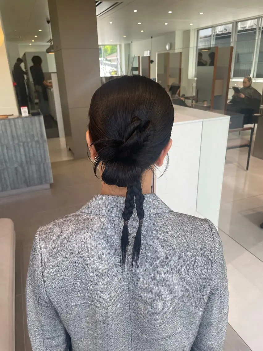 ミディアム ヘアアレンジ ヘアセット 髪質改善カラー/ボブ 🌻Mutsumiのヘアスタイル